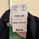 Lands' End  Black Draped Turtleneck Photo 2