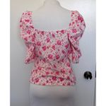 Something Navy Fitted Surplice Top Size Small Photo 3