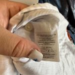 Madewell  Button Down Longline Tunic‎ Cap Sleeve Blouse Stripe Blue White Red Top Photo 5