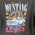 Ford Mustang Women’s Large Black Bred For Speed Pullover Sweatshirt Photo 7