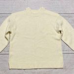 Anthropologie Open Cold Shoulder Ivory Knit Sweater Photo 1