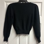 ASTR The Label Black Square Neck Fitted Sweater Size Medium Photo 4