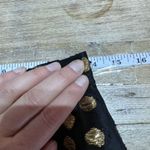 WHIT Women's Polka Dot Gold Foil Print Pocket Lined Mini Skirt Black Gold Size 2 Photo 4