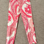 Etcetera  Pink and White Straight Leg Pants Photo 0