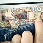 Paige  Vintage Straight Crop Venice Low Rise in Medium Wash Size 30 Photo 2