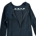 Akris Punto Navy Blue Scallop Wave Cutout Knee-Length Shift Dress Photo 4