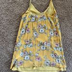 Yellow Floral Dress Size XS Photo 1