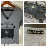 Baru Gray Beaded‎ Graphic Tee M Brazil Van Fashion V Photo 9