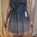Teeze Me Juniors' Ombré Glitter Tulle Dress Photo 1