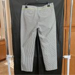 J.Crew Women’s 4 Grey Striped Straight-Leg Pants Nautical Vacation Resort Photo 4