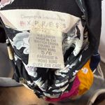 EXPRESS Y2K Vintage  Floral Midi Dress in Black Size XS Photo 4