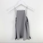 Cami NYC NWT  The Charlie Silk Lace Top Grey XS Photo 5