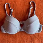 Selfie Leslie  Zuma Lurex Molded Underwire Bikini Top in Mint Green size M NWT Photo 3