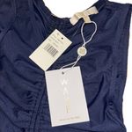 WAYF  NWT Main Squeeze Ruched Navy Tank Photo 4