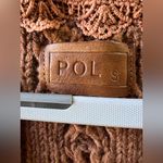 POL  V-Neck Cable Knit Sweater Vest - Brown Photo 2
