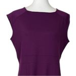 Lands' End Lands’ End Dress A-line Cap Sleeves Midi Plum Purple Women’s Size L/P 14-16 Photo 4