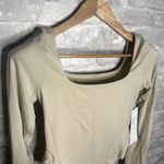 Lululemon Nulu Square Neck Long Sleeve Bodysuit Thong Cut NWT Size Medium (MOVT) Photo 2