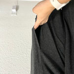 Eileen Fisher  Full-Zip Long Sleeve Stretch Sweater Pockets Gray size Small Photo 2