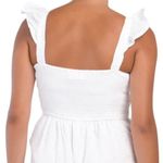 Japna white eyelet jumpsuit Photo 5