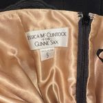 Gunne Sax Jessica McClintock 90s Sz5 Bubble Hem Dress Strapless Black Gold Lace Size undefined Photo 6