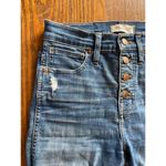 Madewell  10” High-Rise Skinny Raw Hem Cropped Jeans, sz 25 Photo 8