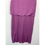 Ali Ro Women's Sleeveless Lined Elastic Waist Draped Ruched Dress Purple Size 6 Photo 6