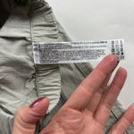 ZARA  Gray Sand Lightweight Canvas Wide Leg Cargo Pant M Photo 4