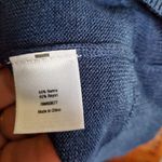 a.n.a 𝅺 woman navy blue basket weave sweater top size 1X Photo 6