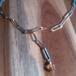 Champagne Glass Lariat Stainless Steel Necklace Photo 1