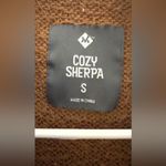 Cozy Sherpa Brown Teddy Button Up Jacket Photo 2