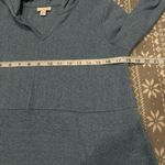 J. Jill Blue Hooded Tunic Sweater Ribbed Size Small‎ Petite Photo 6