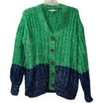 Davi & Dani  Two Tone Sweater Cardigan Women’s Medium Photo 0