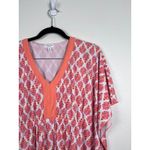 Cabana Life Women's Swim Coverup Dress Coral Sz XS Orange Photo 3
