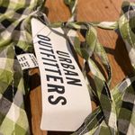 Urban Outfitters Daisy Street Faux Wrap Front Smock Dress Green Plaid Gingham Seer Sucker Size XS Photo 8