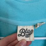 EUC Blue women’s‎ turquoise Delaware beach fleece lined quarter zip jacket large Photo 3