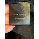 NakedCashmere Tank Top Women Small Black Cotton V Neck Sleeveless Preppy Gothic Photo 6