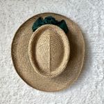 Vintage Summer Rules by Firethorn Straw Hat Bow Grenelefe Golf Tennis Resort FL Tan Photo 1