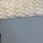 Banana Republic   Handbag Woven Cotton Textile leather Handle hobo  Bag (flaws) Photo 8