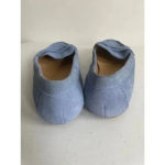 Talbots Women's  Blue Suede Leather Penny Loafers Size‎ 7.5W EUC Photo 3