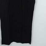 Pact Womens Organic Cotton V Neck Maxi Dress Size L Black Raw Edge Minimalist Photo 2