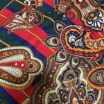 Art of the Scarf Tie Rack Designed in Italy 120x120 100% polyester scarf Red Photo 4