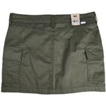 Levi's '94 Cargo Twill Mini Skirt Olive Green 27 NWT Photo 1