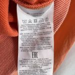 GAS‎ Jeans Orange Crew Neck Ruched Sleeve Sweatshirt Size Small New Photo 7