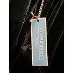 Draper James  RSVP Emerald Green Velvet Ruffle Tie-Back Dress With Belt & Long Sl Photo 3