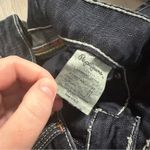 Pepe Jeans  Dark Wash‎ Rose Rhinestone Embellished Pockets Bootcut Jeans Size 31 Photo 9