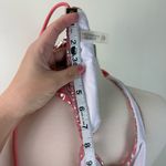 Victoria's Secret Victoria' Secret Pink and Silver Foil Halter String Bikini Top Size Large Photo 8