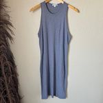 James Perse  grey cotton blend midi tank dress Photo 1
