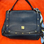 MCM Vintage  Black Leather studded Shoulder Bag Photo 0