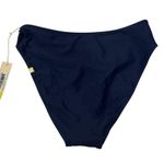 Summersalt  Deep Blue High Cut Mid Rise Bikini Bottom NEW Size 6 Photo 3