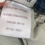 Miss Me  Vintage Sophie Triangle Embroidered Stretch Skinny Distressed Jeans Photo 3